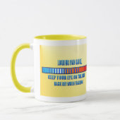 Schmerz-Messgerät-Laden-Tasse Tasse (Links)