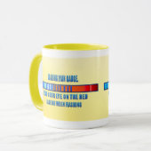 Schmerz-Messgerät-Laden-Tasse Tasse (Vorderseite Links)