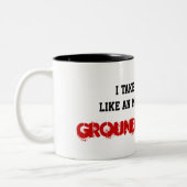 Schmerz-Stern Mixed Martial Arts-Ground&Pound Zweifarbige Tasse (Links)