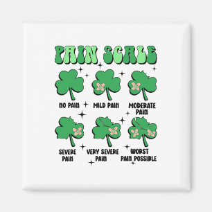 Schmerzbewertung Krankenschwester Arzt St Patricks Magnet