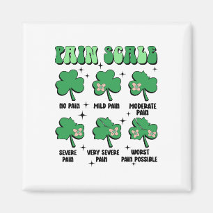 Schmerzbewertung Krankenschwester Arzt St Patricks Magnet