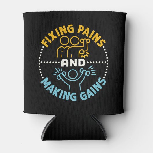 Schmerzen beheben und Schmerzen bewirken Physiothe Dosenkühler (Vorderseite)