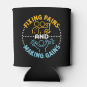 Schmerzen beheben und Schmerzen bewirken Physiothe Dosenkühler (Rückseite)