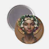 Schmerzen beim Power | Afrikanische Königin Magnet (Vorderseite/Rückseite)