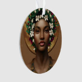 Schmerzen beim Power | Afrikanische Königin Ornament (Vorderseite)