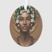 Schmerzen beim Power | Afrikanische Königin Ornament (Vorderseite)