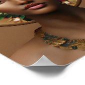 Schmerzen beim Power | Afrikanische Königin Poster (Ecke)