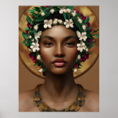 Schmerzen beim Power | Afrikanische Königin Poster (Vorne)