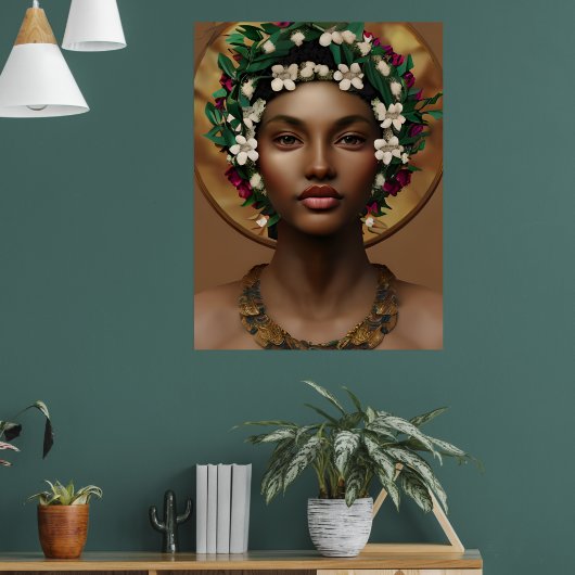 Schmerzen beim Power | Afrikanische Königin Poster (Wohnzimmer 1)