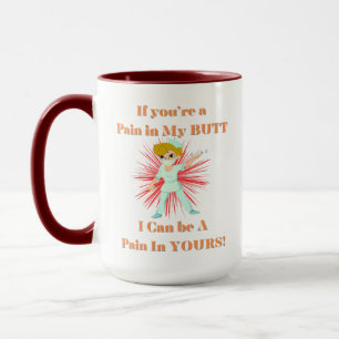 Schmerzen in der Krankenversorgung in meinem Hinte Tasse