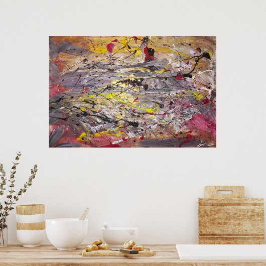 Schmerzen Poster (Küche)