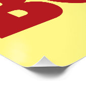 Schmerzen sind Körperschwäche verlassend Poster (Ecke)