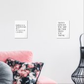 Schmerzen sind vorübergehend, aber Erfolg ist daue Bilderwand Sets (Wohnzimmer)