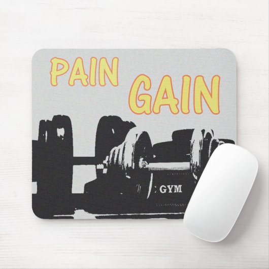 Schmerzen und Schmerzen Mousepad (Mit Mouse)