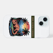 Schmerzender Kopf iPhone 15 Hülle (Rückseite (Horizontal))