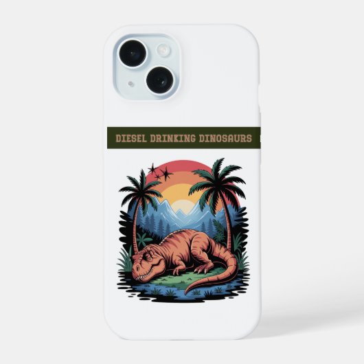 Schmerzender Kopf iPhone 15 Hülle (Rückseite)