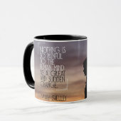 schmerzhaft für den menschlichen Geist Tasse (Vorderseite Links)