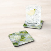 Schmerzhaftes Hydrangea-Muster Getränkeuntersetzer (Rechte Seite)
