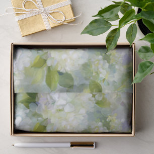 Schmerzhaftes Hydrangea-Muster Seidenpapier