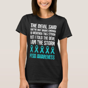 Schmerzhaftes posttraumatisches Stress Ptsd-Bewuss T-Shirt