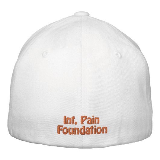 Schmerzhut Bestickte Baseballkappe (Rückseite)