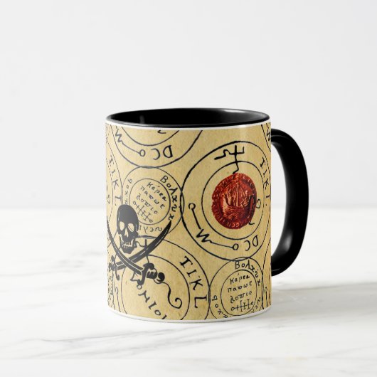 SCHMERZKARTEN, SKULL, SCHWERTER TASSE (VorderseiteRechts)