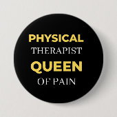 Schmerzkönigin Button (Vorderseite)