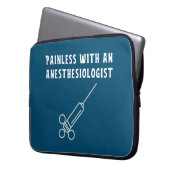 Schmerzlos mit einem Anästhesisten, Anästhesiologi Laptopschutzhülle (Vorderseite Links)