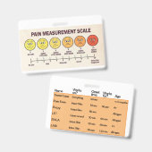 Schmerzmanagement Ausweis (Vorder- & Rückseite)