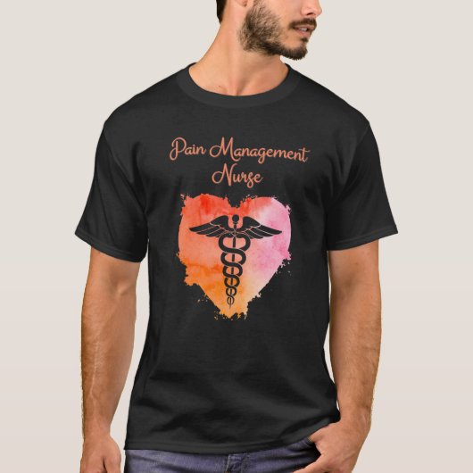 Schmerzmanagement Krankenschwester Abschluss Caduc T-Shirt (Vorderseite)