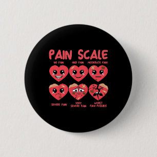 Schmerzskala Herz Candy Trauma Nurse Triage Valent Button