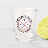 Schmerzspiel schnapsglas (Vorderseite)