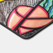 Schmetterlicht: Modernes geometrisches Abstrakt Schreibtischunterlage (Ecke)