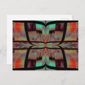 Schmetterling 13 postkarte (Vorne/Hinten)