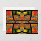 Schmetterling 15 postkarte (Vorne/Hinten)