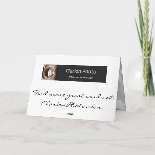 Schmetterling #1 karte (Rückseite)