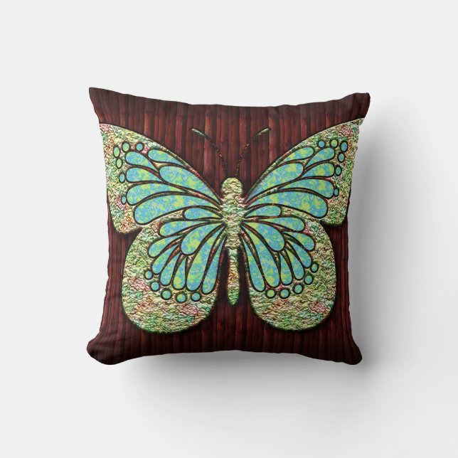 Schmetterling 1 Kissen (Vorderseite)