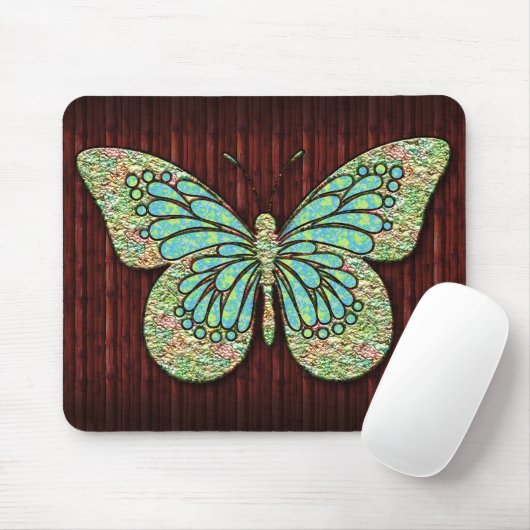 Schmetterling 1 Mousepad (Mit Mouse)