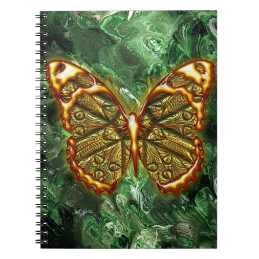 Schmetterling-1-Notebook Notizblock (Vorderseite)