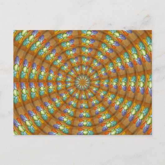 Schmetterling 1 Postkarte (Vorderseite)