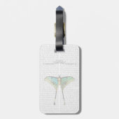 Schmetterling 2 gepäckanhänger (Rückseite vertikal)