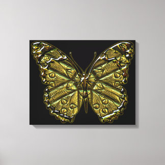 Schmetterling 2 gezackte Canvas Leinwanddruck