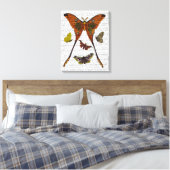 Schmetterling 2 leinwanddruck (Insitu (Schlafzimmer))