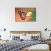 Schmetterling 2 leinwanddruck (Insitu (Schlafzimmer))