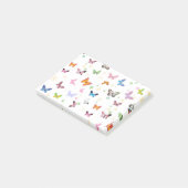Schmetterling 2 post-it klebezettel (angewinkelt)