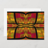 Schmetterling 2 postkarte (Vorne/Hinten)