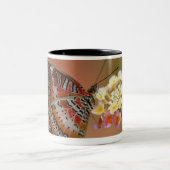 Schmetterling 2 zweifarbige tasse (Mittel)
