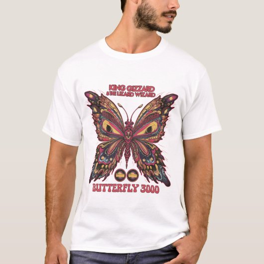 Schmetterling 3000 - King Gizzard T-Shirt (Vorderseite)