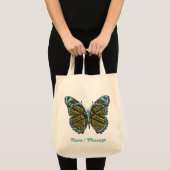 Schmetterling-3-Beutel Tragetasche (Vorderseite (Produkt))