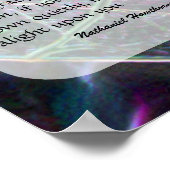 Schmetterling 3 Glück Inspiration Zitat Poster (Ecke)